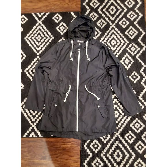 Big Chill Freestyle Women's Rain Jacket in Black White. Size XL. New without Tag - Picture 1 of 9